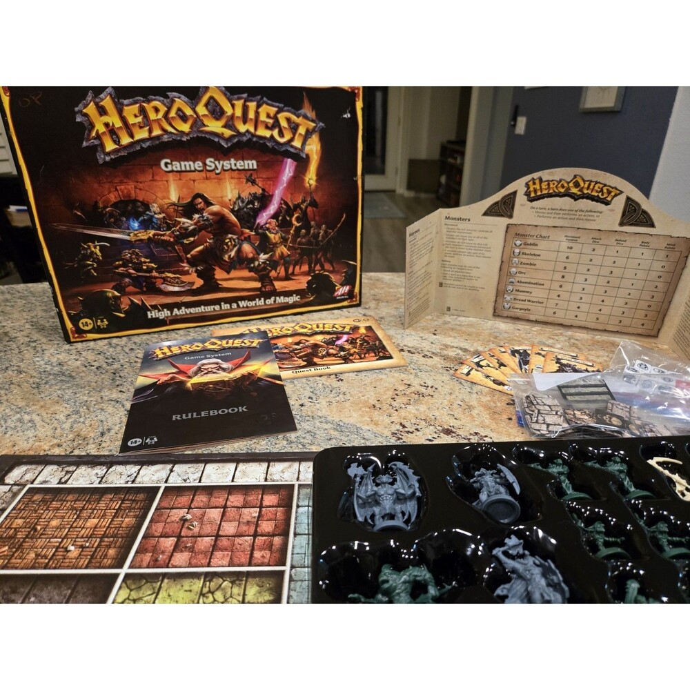 HeroQuest Game System Board Game 2021 – Excellent Condition (Played Once)